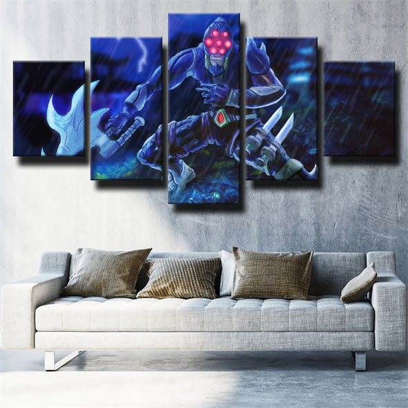 5 piece wall art canvas prints League Of Legends Master Yi  picture-1200 (3)