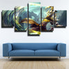 5 piece wall art canvas prints League Of Legends Master Yi wall decor-1200(3)