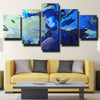 5 piece wall art canvas prints League Of Legends Morgana decor picture-1200 (3)