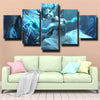 5 piece wall art canvas prints League Of Legends Morgana home decor-1200 (2)