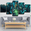5 piece wall art canvas prints League Of Legends Nami home decor-1200 (2)
