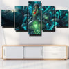 5 piece wall art canvas prints League Of Legends Nami home decor-1200 (3)