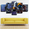 5 piece wall art canvas prints League Of Legends Nautilus home decor-1200 (1)