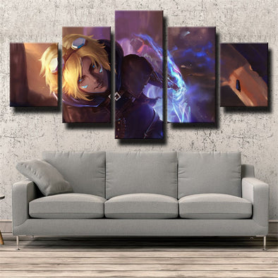5 piece wall art canvas prints League of Legends Ezreal home decor-1200 (1)