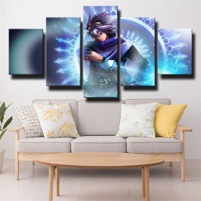 5 piece wall art canvas prints   League of Legends Ezreal wall picture-1200(1)