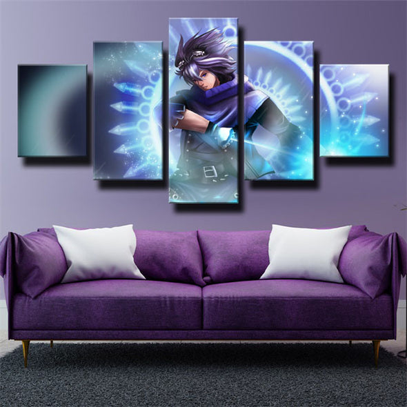 5 piece wall art canvas prints   League of Legends Ezreal wall picture-1200(2)