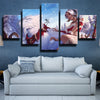 5 piece wall art canvas prints League of Legends Nidalee decor picture-1200 (2)