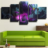 5 piece wall art canvas prints League of Legends Nocturne home decor-1200 (2)