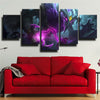 5 piece wall art canvas prints League of Legends Nocturne home decor-1200 (3)