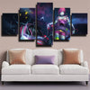 5 piece wall art canvas prints League of Legends Orianna home decor-1200 (3)
