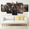 5 piece wall art canvas prints League of Legends Pantheon wall picture-1200 (2)