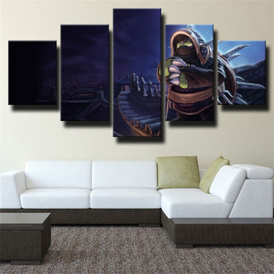 5 piece canvas art framed prints League of Legends Rammus wall picture-1200（1）