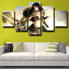 5 piece wall art canvas prints League of Legends Sivir home decor-1200 (3)