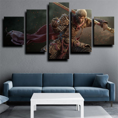 5 piece wall art canvas prints League of Legends home decor-1205 (1)