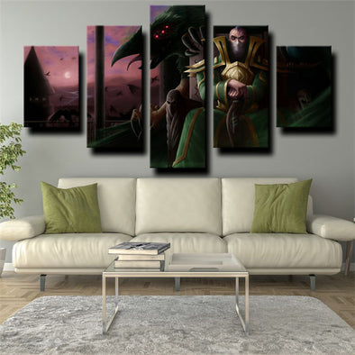 5 piece wall art canvas prints League of Legends live room decor-1225(1)