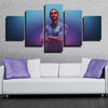 5 piece wall art canvas prints MCFC Gündoğan purple home decor-1246 (3)