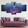 5 piece wall art canvas prints MCFC Raheem Purple gradient home decor-1245 (3)
