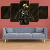 5 piece wall art canvas prints MKX characters Cassie Cage home decor-1505 (2)