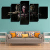 5 piece wall art canvas prints MKX full characters live room decor-1553 (3)
