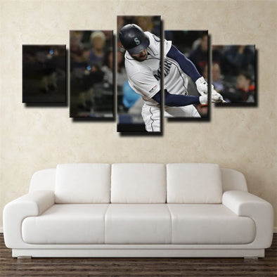5 piece wall art canvas prints Mitch Haniger  wall picture1273 (1)