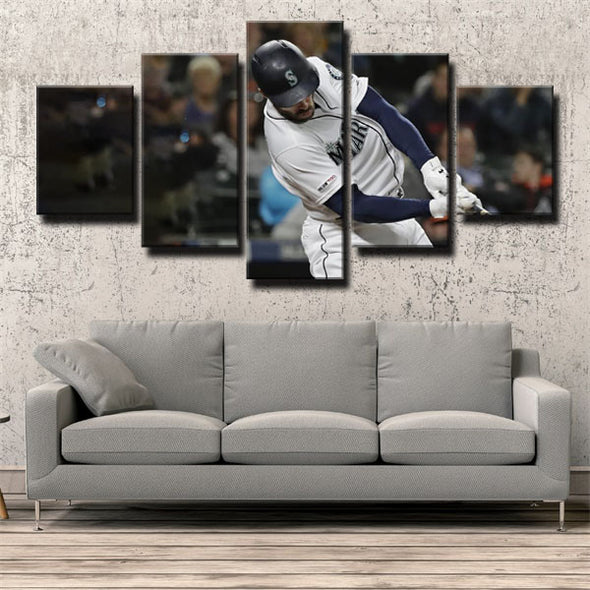 5 piece wall art canvas prints Mitch Haniger  wall picture1273 (2)