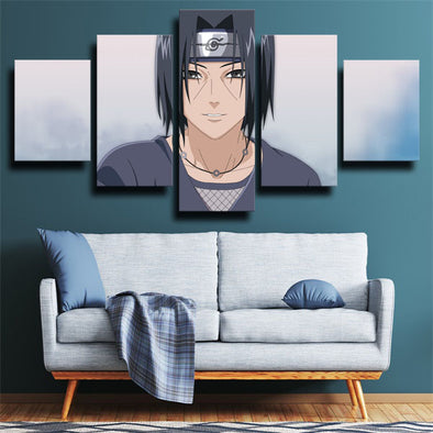 5 piece wall art canvas prints Naruto Itachi Uchiha live room decor-1769 (1)