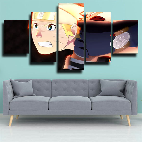 5 piece wall art canvas prints Naruto Naruto Uzumaki wall decor-1800 (2)