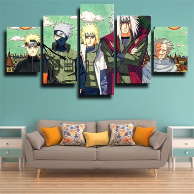 5 piece wall art canvas prints Naruto naruto Masters home decor-1749 (1)