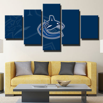 5 piece wall art canvas prints Nucks Navy Blue Fold up decor picture-1202 (1)