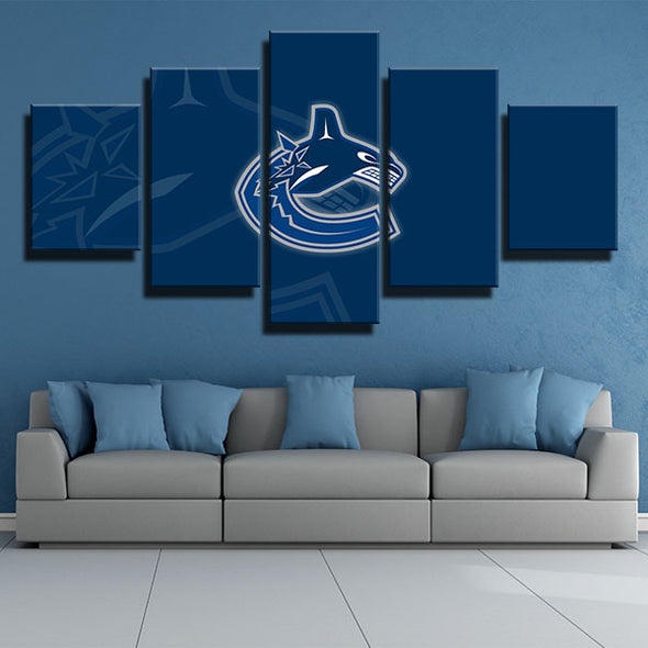 5 piece wall art canvas prints Nucks Navy Blue Fold up decor picture-1202 (3)