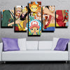 5 piece wall art canvas prints One Piece Tony Tony Chopperhome decor-1200（2）