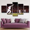 5 piece wall art canvas prints Red Sox Mitch Moreland decor picture-5003 (1)