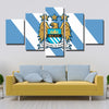 5 piece wall art canvas prints Sky Blues white and blue decor picture-1216 (2)