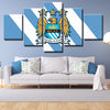 5 piece wall art canvas prints Sky Blues white and blue decor picture-1216 (3)