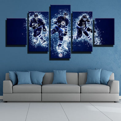 5 piece wall art canvas prints The Airforce three players home decor-1210 (1)