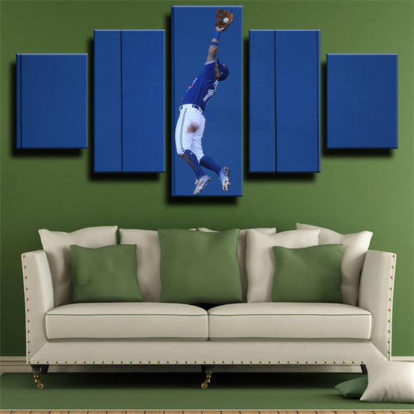 5 piece wall art canvas prints The Jays Kevin Pillar decor picture-1227 (1)
