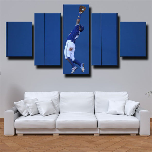5 piece wall art canvas prints The Jays Kevin Pillar decor picture-1227 (3)