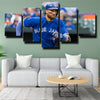 5 piece wall art canvas prints The Jays Kevin Pillar wall picture-1226 (2)