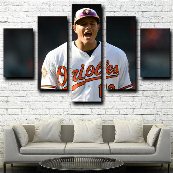 5 piece wall art canvas prints The O's decor picture-1226 (3)