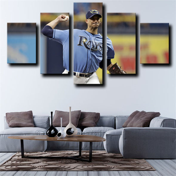5 piece wall art canvas prints The Rays wall picture-1225 (1)
