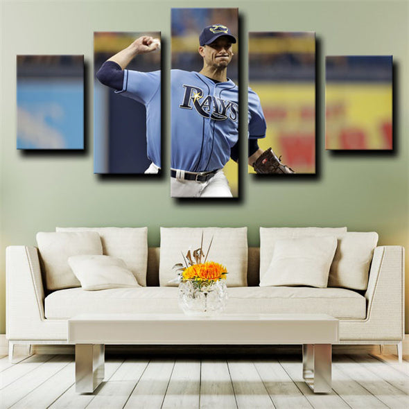 5 piece wall art canvas prints The Rays wall picture-1225 (2)