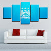 5 piece wall art canvas prints The Sky Blues blue decor picture-1220 (1)