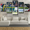 5 piece wall art canvas prints The Tribe wall picture-1224 (3)