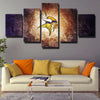5 piece wall art canvas prints The Vikes Dazzle Metal home decor-1207 (2)
