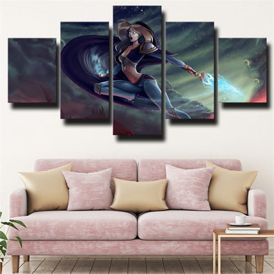 5 piece wall art canvas prints WOW Battle for Azeroth home decor-1205 (1)