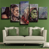 5 piece wall art canvas prints WOW Warlords of Draenor home decor-1205 (2)