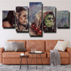 5 piece wall art canvas prints WOW Warlords of Draenor home decor-1205 (3)