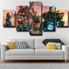 5 piece wall art canvas prints WOW Warlords of Draenor wall picture-1210 (1)