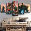 5 piece wall art canvas prints WOW Warlords of Draenor wall picture-1210 (3)