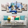 5 piece wall art canvas prints dragon ball Vegeta in dusty wall picture-2018 (2)